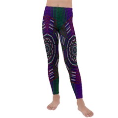 Orchid Landscape With A Star Kids  Lightweight Velour Leggings