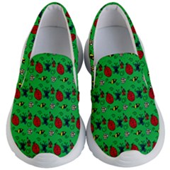 Bugs Pattern Kids  Lightweight Slip Ons