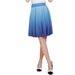 Blue Ombre A-line Skirt by VeataAtticus