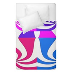 Candy Cane Duvet Cover Double Side (single Size)