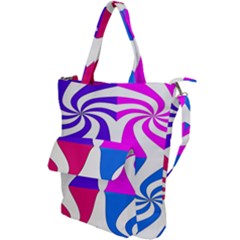Candy Cane Shoulder Tote Bag by Alisyart