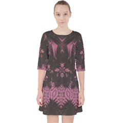 Glitch Art Grunge Distortion Pocket Dress