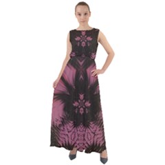 Glitch Art Grunge Distortion Chiffon Mesh Maxi Dress