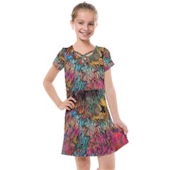 Oil Paint Kids  Cross Web Dress