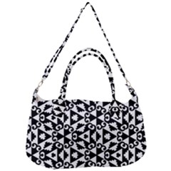 Geometric Tile Background Removal Strap Handbag by Bajindul