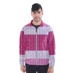 Fabric Geometric Texture Men s Windbreaker by Bajindul