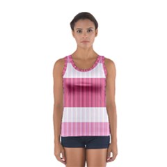 Fabric Geometric Texture Sport Tank Top  by Bajindul