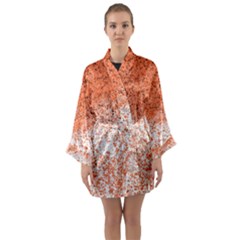 Scrapbook Orange Shades Long Sleeve Kimono Robe