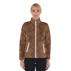 Wood Texture Wooden Winter Jacket by HermanTelo