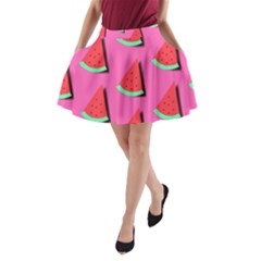 Fresh Watermelon Slices A-line Pocket Skirt by VeataAtticus