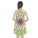 Mandala Model Figure Graphics Halter Neckline Chiffon Dress  View2