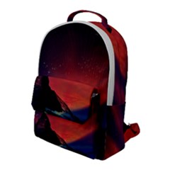 Matterhorn Switzerland Fantasy Aurora Flap Pocket Backpack (large) by Pakrebo