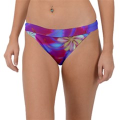 Colorful Abstract Design Pattern Band Bikini Bottom by Pakrebo