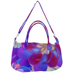 Colorful Abstract Design Pattern Removal Strap Handbag