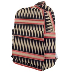 Zigzag Ethnic Pattern Background Classic Backpack