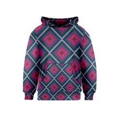 Purple Textile And Fabric Pattern Kids  Pullover Hoodie