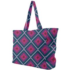 Purple Textile And Fabric Pattern Simple Shoulder Bag