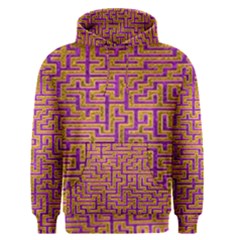 Gold Purple Abstract Background Men s Pullover Hoodie by Pakrebo