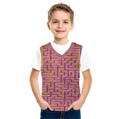 Gold Purple Abstract Background Kids  Sportswear by Pakrebo