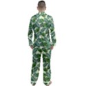 Leaves Tropical Wallpaper Foliage Men s Satin Pajamas Long Pants Set View2