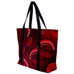 Cells All Over  Zip Up Canvas Bag