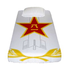 Badge Of People s Liberation Army Rocket Force Fitted Sheet (single Size) by abbeyz71
