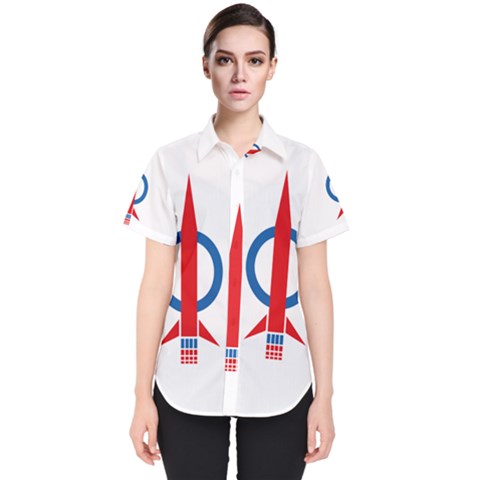 Flag Of Malaysia s Democratic Action Party Women s Short Sleeve Shirt by abbeyz71