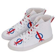 Flag Of Malaysia s Democratic Action Party Men s Hi-top Skate Sneakers by abbeyz71