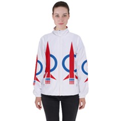 Flag Of Malaysia s Democratic Action Party Women s High Neck Windbreaker by abbeyz71