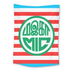 Flag Of Malaysian Indian Congress Medium Tapestry by abbeyz71