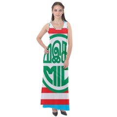 Flag Of Malaysian Indian Congress Sleeveless Velour Maxi Dress by abbeyz71