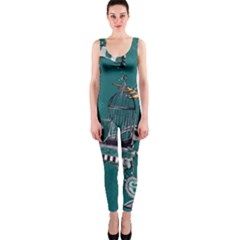 Slytherin Pattern One Piece Catsuit by Sobalvarro