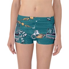 Slytherin Pattern Reversible Boyleg Bikini Bottoms