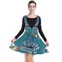 Slytherin Pattern Plunge Pinafore Dress View1