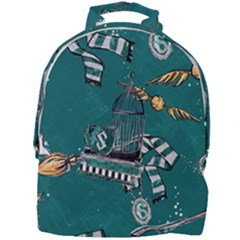 Slytherin Pattern Mini Full Print Backpack by Sobalvarro