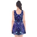 Blue Fractal Lace Tie Dye Scoop Neck Skater Dress View2