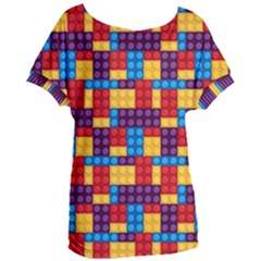 Lego Background Game Women s Oversized Tee by Mariart