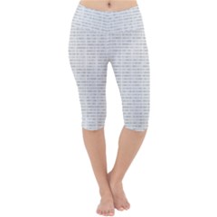 Binary Background Lightweight Velour Cropped Yoga Leggings