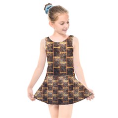 Wallpaper Iron Kids  Skater Dress Swimsuit