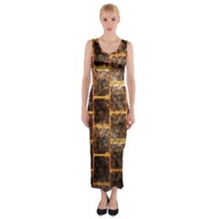 Wallpaper Iron Fitted Maxi Dress