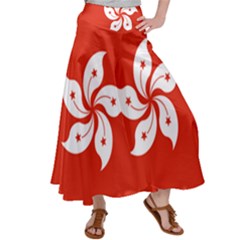 Flag Of Hong Kong Satin Palazzo Pants by abbeyz71