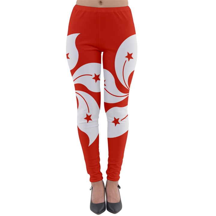 Flag of Hong Kong Lightweight Velour Leggings