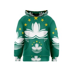 Flag Of Macao Kids  Pullover Hoodie by abbeyz71