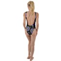 Lilies And Decorative Stars Of Freedom High Leg Strappy Swimsuit View2