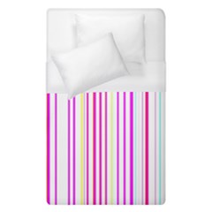 Brightstrips Duvet Cover (single Size) by designsbyamerianna