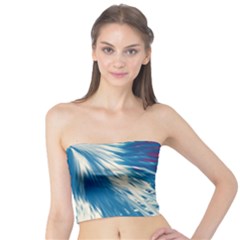 Lines Curlicue Fantasy Tube Top