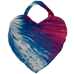 Lines Curlicue Fantasy Giant Heart Shaped Tote