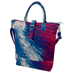 Lines Curlicue Fantasy Buckle Top Tote Bag