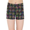 Scissors Pattern Colorful Prismatic Kids  Sports Shorts View1