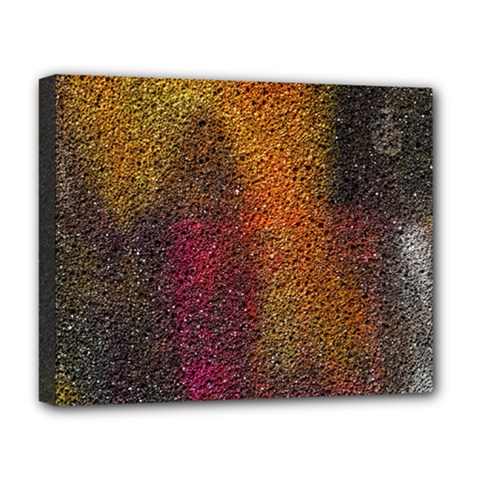 Colors Exploding Paint Spray Deluxe Canvas 20  X 16  (stretched) by Pakrebo